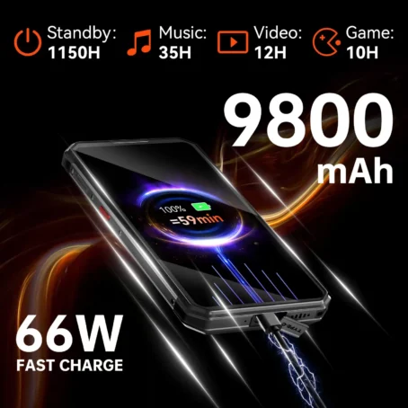 OUKITEL WP21 256 Go / 12 Go – Téléphone Incassable pour l’Aventure et le Travail – Image 4